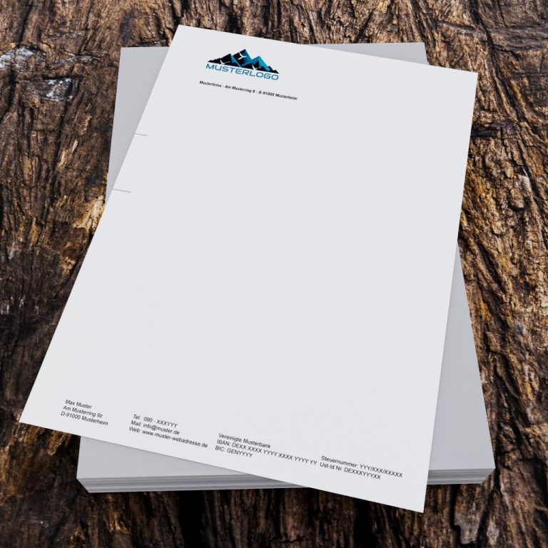 Printwerbung - Briefpapier Geschäftsvordrucke